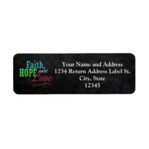 Faith Hope and Love Chalkboard Christmas Christian