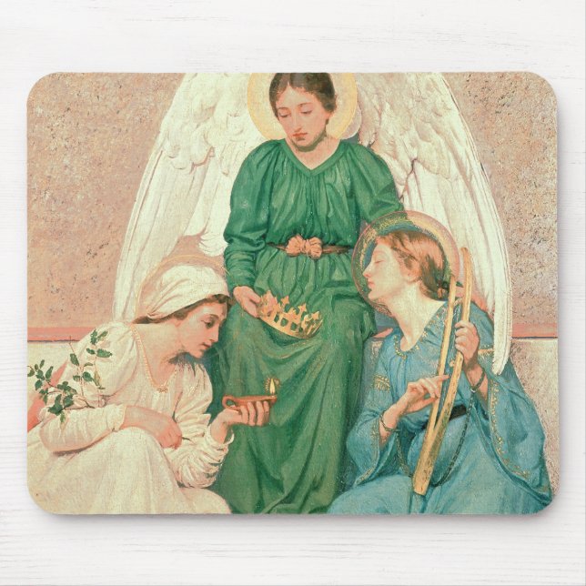 Faith, Hope and Love Mouse Pad (Front)