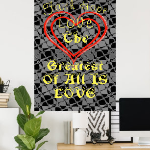 Faith, Hope, and Love Poster