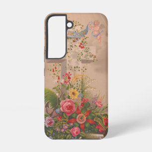 Faith Hope Charity And Flowers  Samsung Galaxy Case