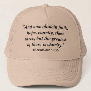 Faith, Hope, Charity Hat