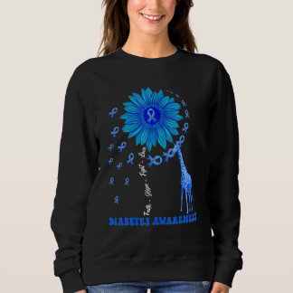 Faith Hope Fight Love Diabetes Awareness Giraffe S Sweatshirt