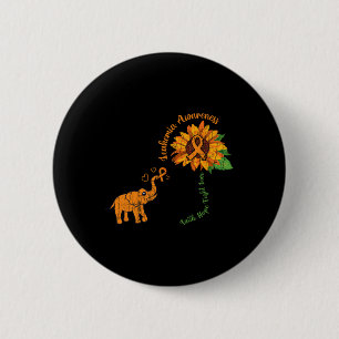 Faith Hope Fight Love Leukaemia Awareness Ribbon G 2 Inch Round Button