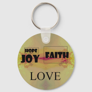 Faith,  Hope, Joy, Love, Key Chain