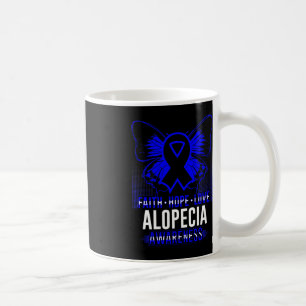Faith Hope Love Alopecia Awareness Butterflies Coffee Mug