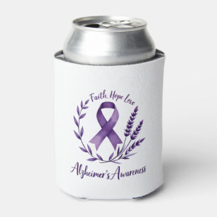 Faith Hope Love Alzheimer's Awareness Dragonfly (1 Can Cooler