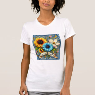 Faith, Hope & Love - American Wildflower Edition T-Shirt