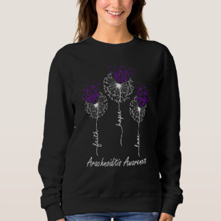 Faith Hope Love Arachnoiditis Awareness Sweatshirt