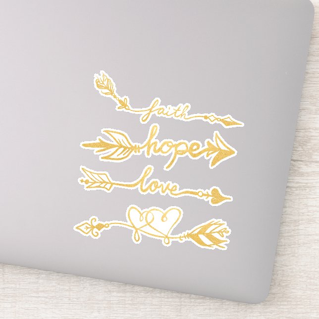 Faith, Hope, Love Arrows (Detail)