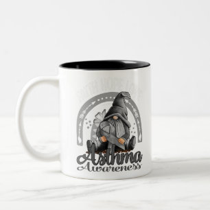 Faith Hope Love Asthma Awareness Month Rainbow Two-Tone Coffee Mug