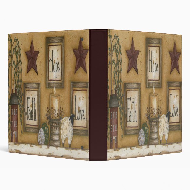 Faith Hope Love Binder/Album Binder (Background)