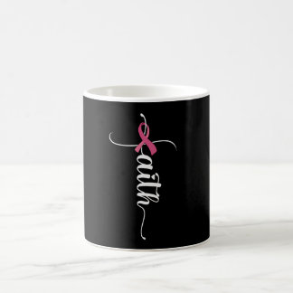 Faith Hope Love Breast Cancer Awareness Christian Coffee Mug