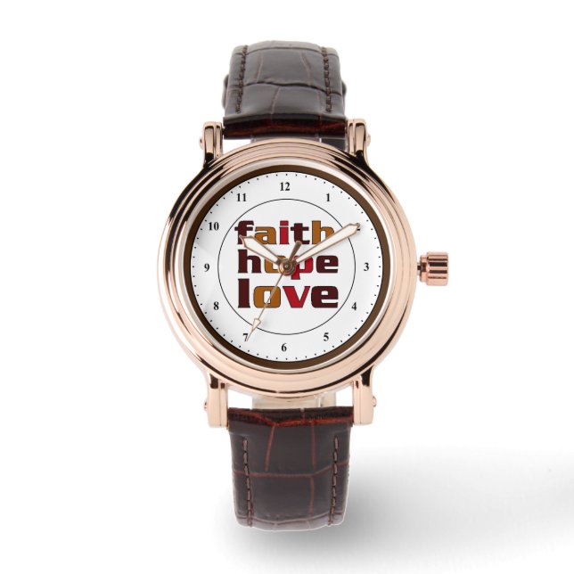 Faith Hope Love Browns Watch (Front)