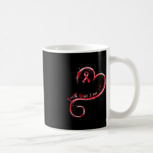 Faith Hope Love Burgundy Ribbon Brain Aneurysm Awa Coffee Mug