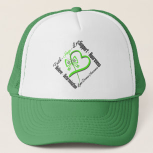 Faith Hope Love Butterfly - Lyme Disease Trucker Hat