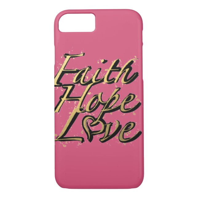 Faith Hope Love Casemate iPhone 7 Case (Back)