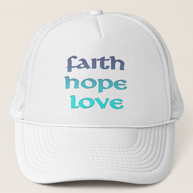 Faith Hope Love Casquette (Devant)