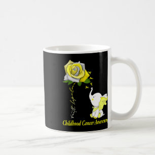 Faith Hope Love Childhood Cancer Awareness  Coffee Mug