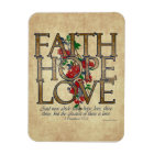 Faith Hope Love Christian Bible Verse
