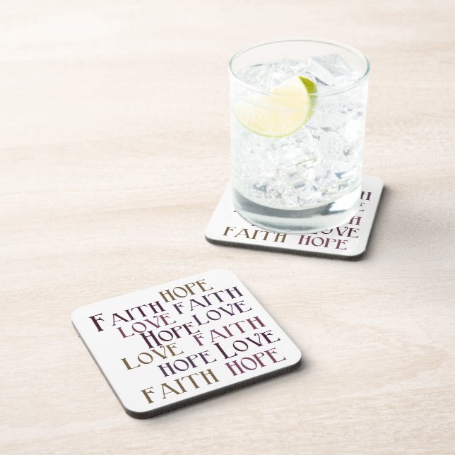 Faith, Hope, Love Coaster (Right Side)