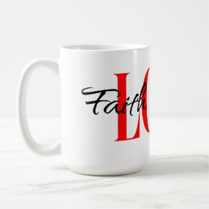 Faith hope love coffee mug