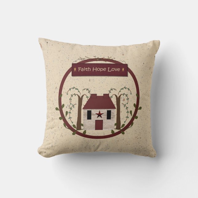 Faith Hope Love Coussin (Recto)