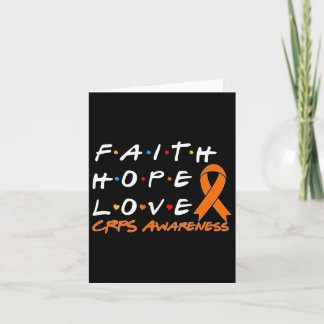 Faith Hope Love Crps Awareness 1 Card