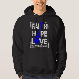 Faith Hope Love Cyclic Vomiting Syndrome Awareness Hoodie