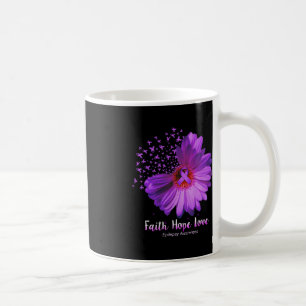 Faith Hope Love Epilepsy Awareness Sunflower Coffee Mug