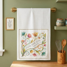 Faith Hope Love floral