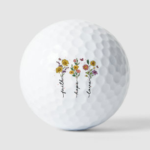 Faith-Hope-Love Golf Balls