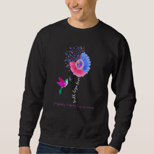 Faith Hope Love Hummingbird Pregnancy Infant Loss Sweatshirt