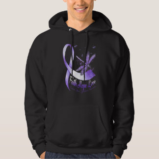 Faith Hope Love Irritable Bowel Syndrome Awareness Hoodie