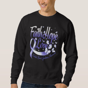 Faith Hope Love Irritable Bowel Syndrome Awareness Sweatshirt