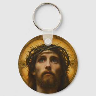Faith Hope Love   Jesus Christ Christian Gift Keychain