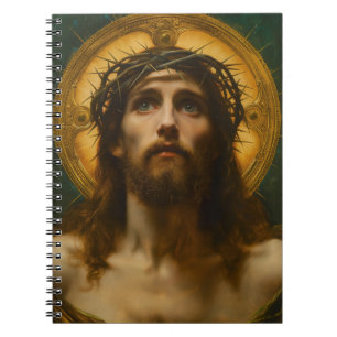 Faith Hope Love   Jesus Christ Christian Gift Notebook