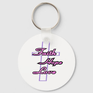 Faith Hope Love Keychain