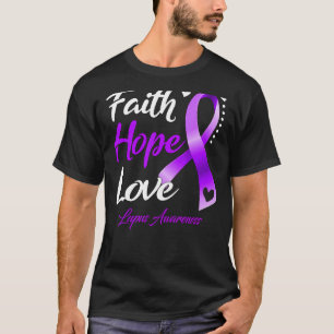 Faith Hope Love Lupus Awareness T-Shirt