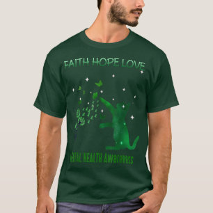 Faith Hope Love Mental Health Awareness1046 436 T-Shirt