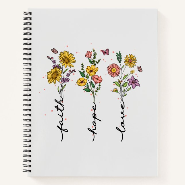 Faith-Hope-Love Notebook (Front)