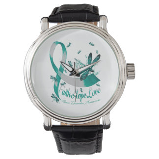 Faith Hope Love Panic Disorder Awareness Dragonfly Watch