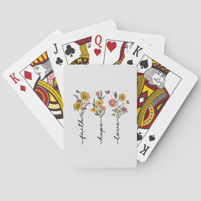 Faith-Hope-Love Playing Cards (Back)