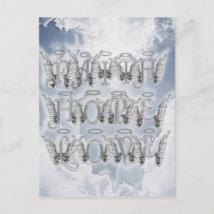 Faith, Hope & Love Postcard