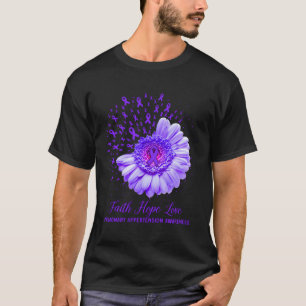 Faith Hope Love Pulmonary Hypertension Awareness T-Shirt