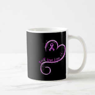 Faith Hope Love Purple Ribbon Overdose Awareness Coffee Mug