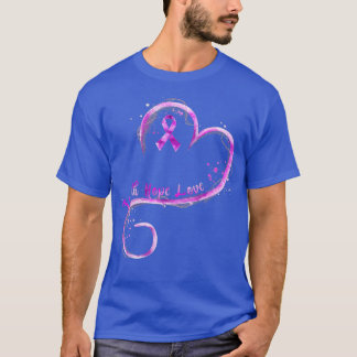 Faith Hope Love Purple Ribbon Overdose Awareness  T-Shirt