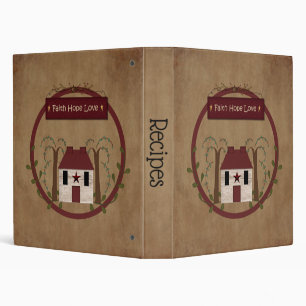 Faith Hope Love Recipe Binder