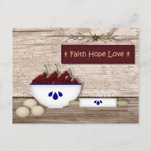 Faith Hope Love Recipe Cards