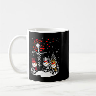 Faith Hope Love Snowman Jesus Dandelion Christian  Coffee Mug