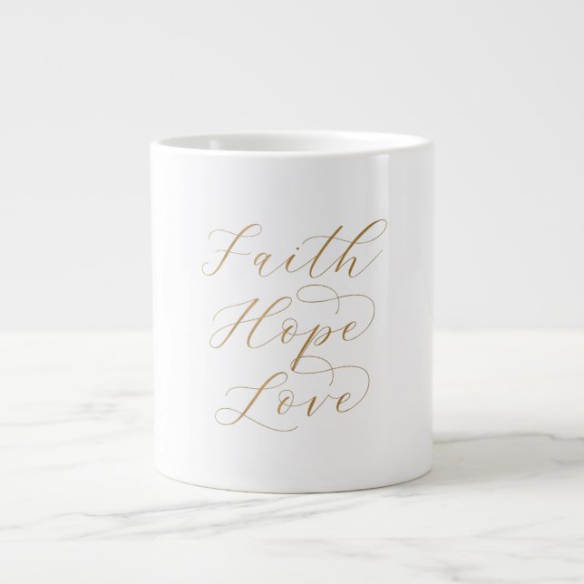 Faith Hope Love Specialty Mug (Devant)